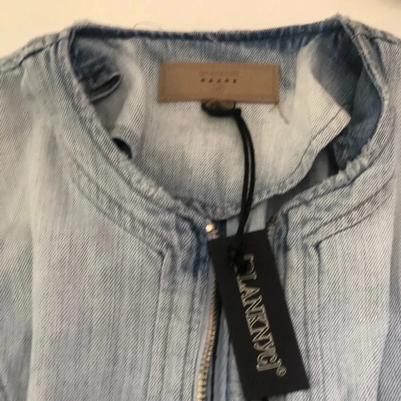 . NEW! BLANK NYC jean jacket sz M - Picture 6 of 6